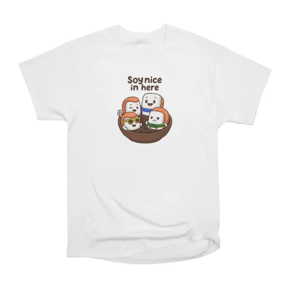 Sushi Onsen T-Shirt Tee Gift For Him Merch For Her Apparel For Friend