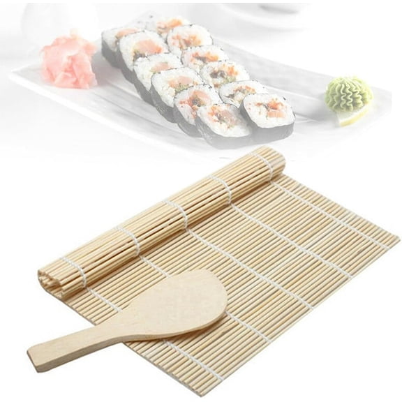 Sushi Roller Making Kit,Bamboo Sushi Rolling Mat for Beginners DIY Sushi at Home