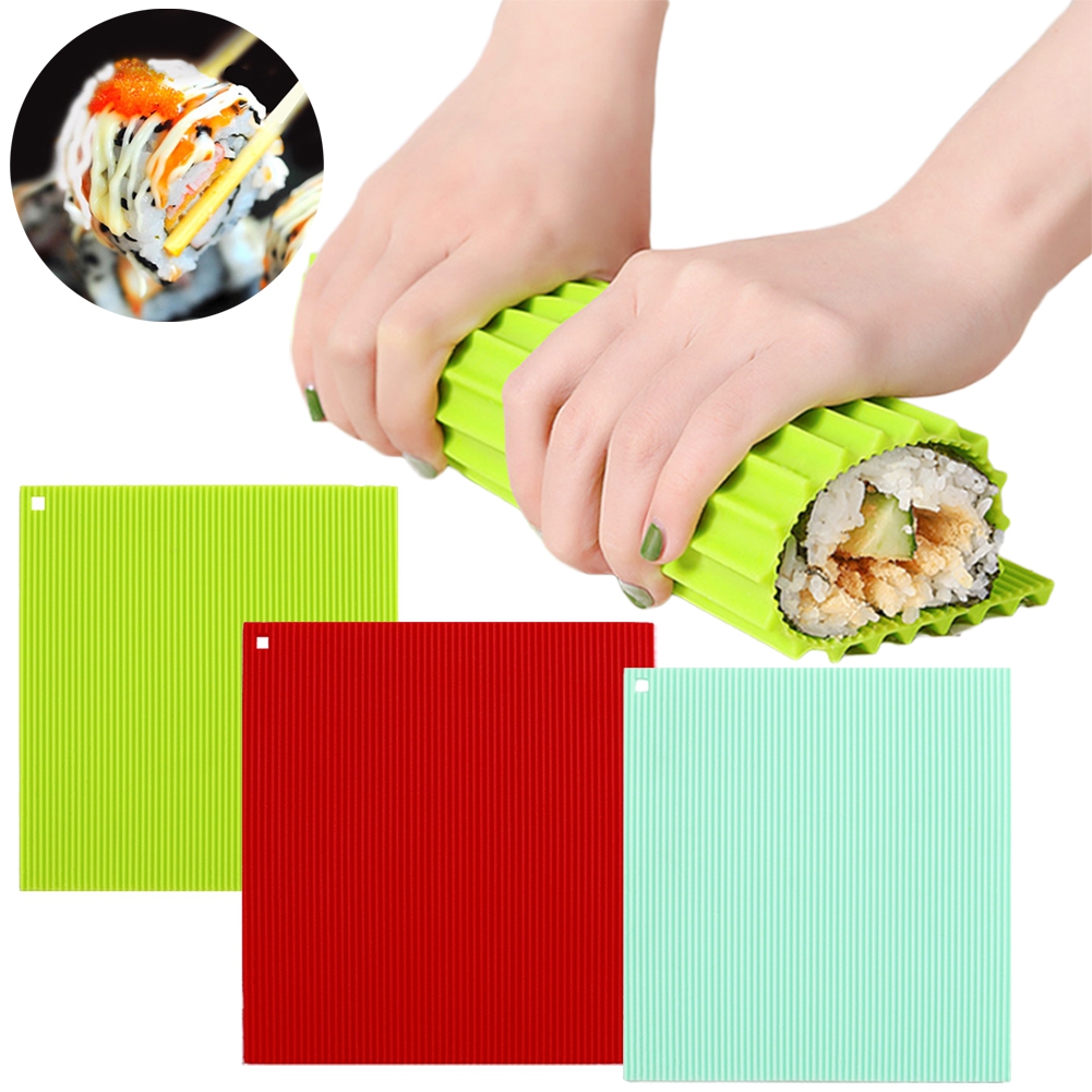 Sushi Roller Mat Sushi Roller Curtain Professional Grade Silicone Sushi