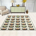 thumbnail image 1 of Sushi Rolls 80''x58'' Extra Large Plush Memory Foam Rug, Soft, Absorbent, Non Slip, 1 of 7