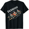 thumbnail image 1 of Sushi Slide Kawaii Anime Japanese Food Pun Men Women Kids T-Shirt, 1 of 4
