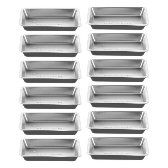 ifundom 200-Pack Black Disposable Plastic Plates with Sauce Cups, Lightweight Party Tableware Set for Events and Gatherings