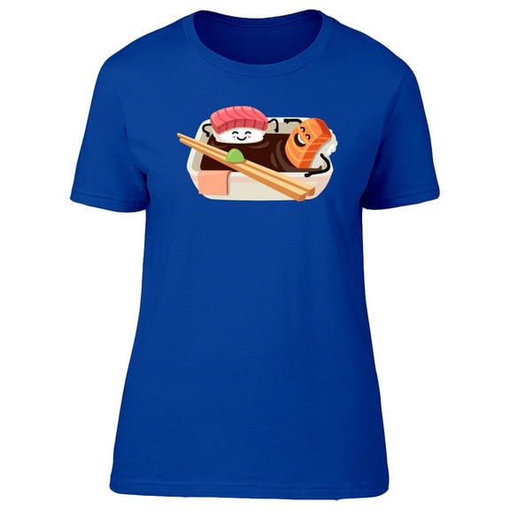 Sushi Taking A Soy Sauce Bath T-Shirt Women -Image by Shutterstock, Female Small