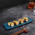 thumbnail image 1 of Sushi and Cake Serving Trays - Long Rectangle Platters, Party Entertaining Essentials, Plastic, Elegant Appetizer Presentation, 1 of 8