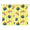 thumbnail image 1 of Sushi9 (2) Curtains-blackout Curtains Bedroom Decor Living Room Darkening Grommet Window Drapes 2 Panels Set 52"x 84", 1 of 2