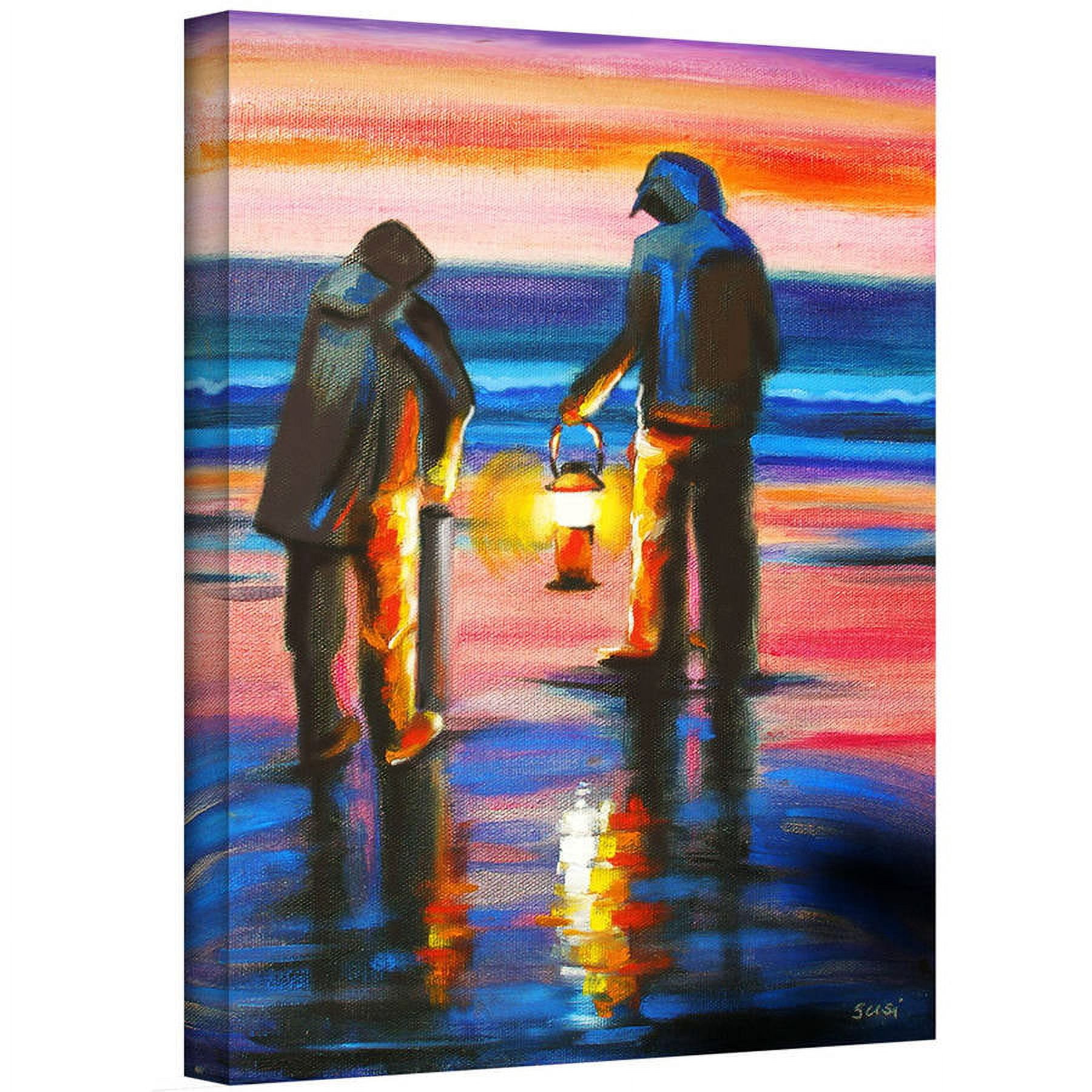 Susi Franco "Night Clammers" Gallery-Wrapped Canvas Wall Art