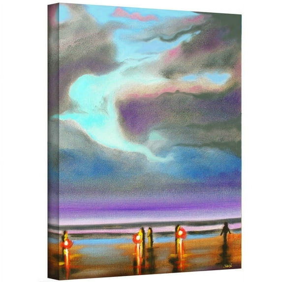 Susi Franco "Oregon Razor Clammers" Gallery-Wrapped Canvas Art