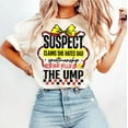 thumbnail image 1 of Suspect Claims T-Shirt, She Hates Bad Sportsmanship But Yells At Ump Tee, Retro Softball Shirt, Softball Coquette T-Shirt, Game Day Shirt, Christian Mama Tee, 1 of 5