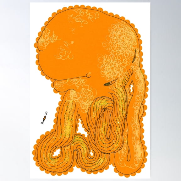 Suspectopode Poster Wall Art, Modern Wall Decor For Living Room Bedroom, 12x18 UNFRAMED