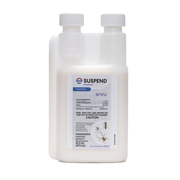 Suspend PolyZone Insecticide Concentrate 16 oz | Deltamethrin Insecticide for Long-Lasting Outdoor Perimeter Control | Ant, Spider and Mosquito Spray | Long-Lasting