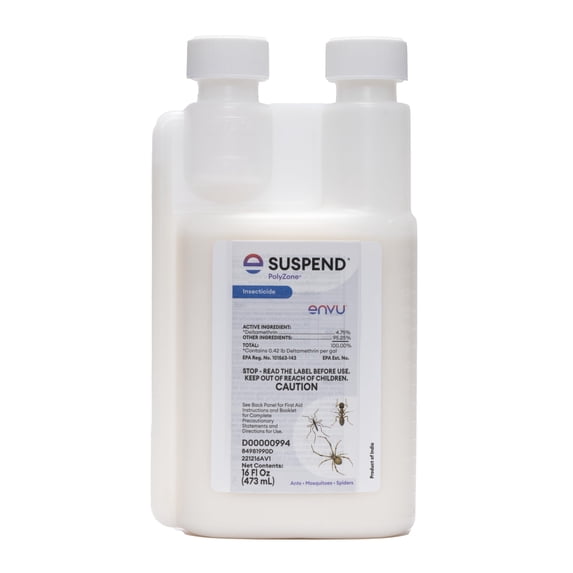 Suspend PolyZone Insecticide Concentrate 16 oz | Deltamethrin Insecticide for Long-Lasting Outdoor Perimeter Control | Ant, Spider and Mosquito Spray | Long-Lasting