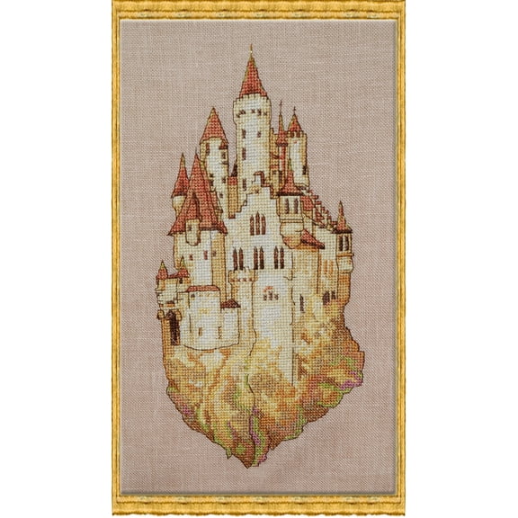 Wizardi Counted Cross Stitch Kit - Suspended Castle 122-B003 K Nimue