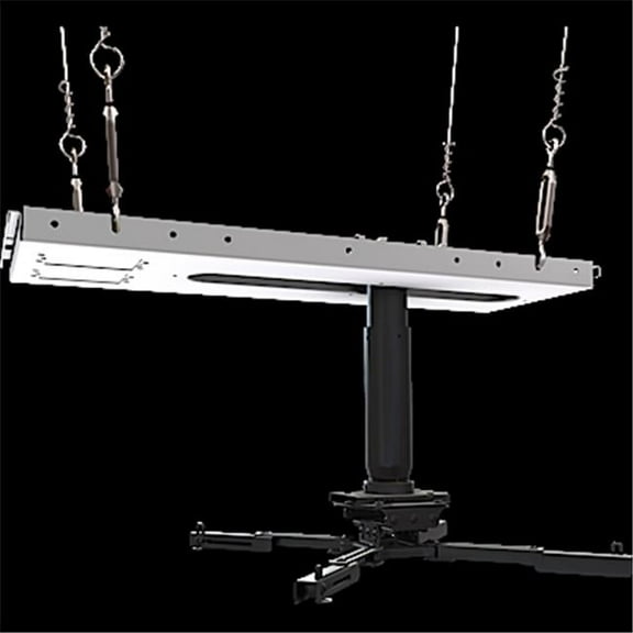 Suspended Ceiling Projector Kit with JR2 Universal Adapter - Black & White