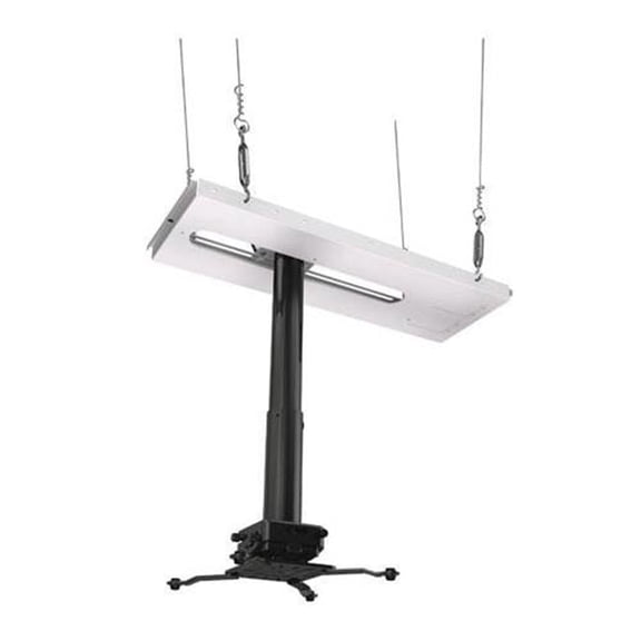 Suspended Ceiling Projector Kit with JR3 Universal Adapter - Black