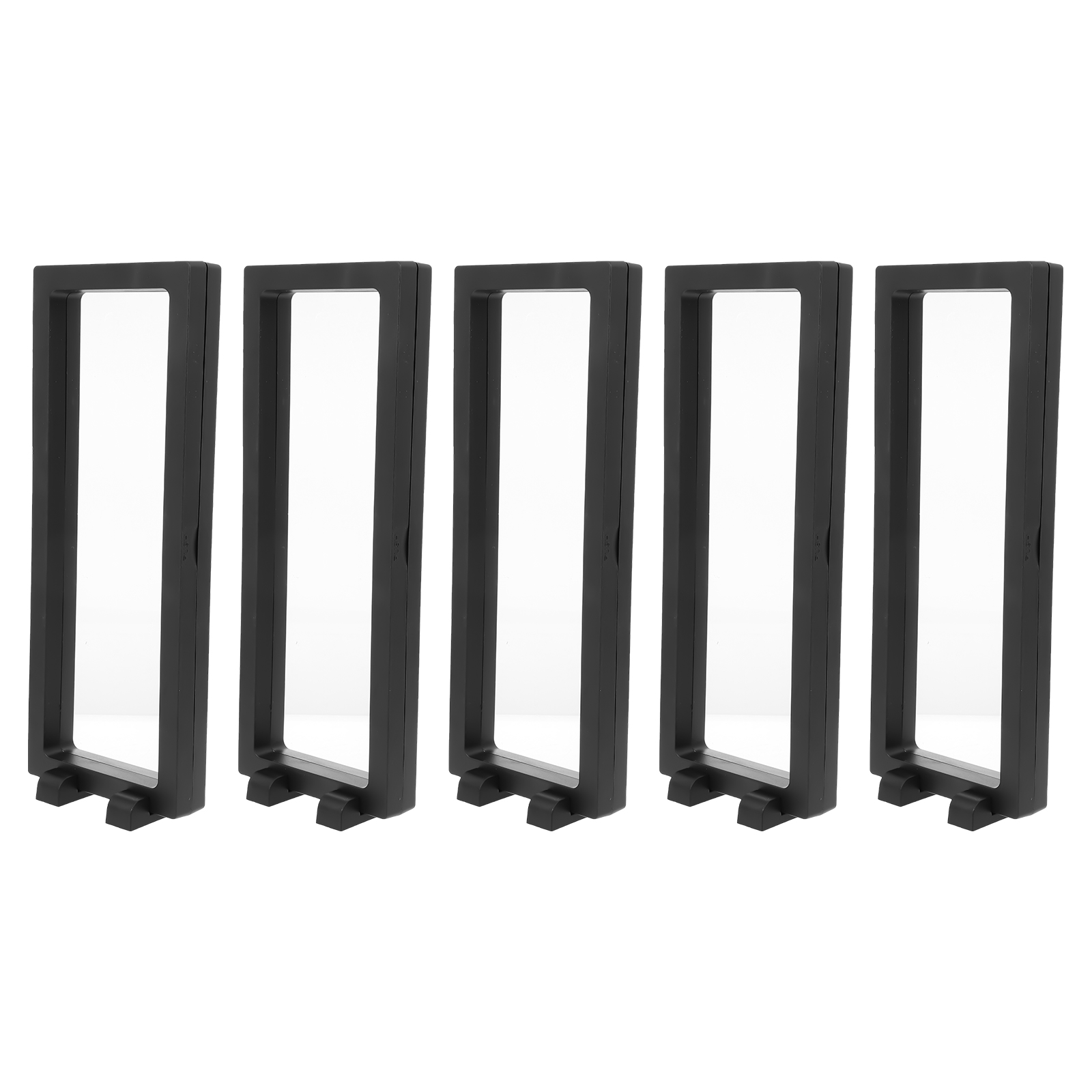 Suspended jewelry display rack displaying accessory case abs boxes