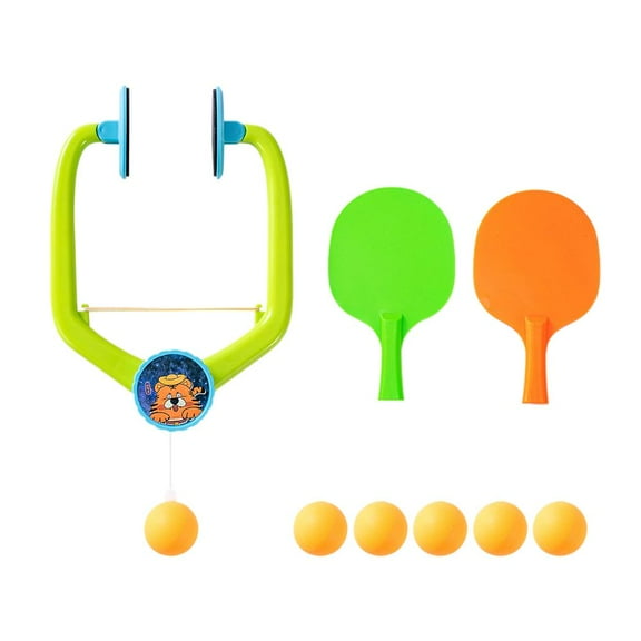 Suspended Table Tennis Trainer For Kids Indoor Sports Parent Child Interaction Focus Hand Eye Coordination Vision Training Safe ABS Material Easy Setup