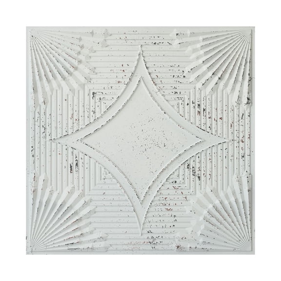 Suspended ceiling tile Decorative pvc panels for Restaurant PL81 Distress crack white black 10Pcs/pack