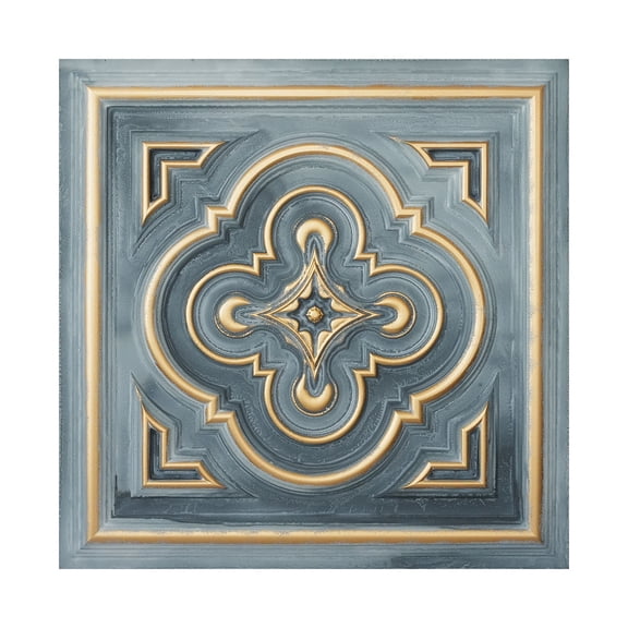 Suspended ceiling tile Plastic wall panels for Restaurant PL36 Smoked gold 10Pcs/pack