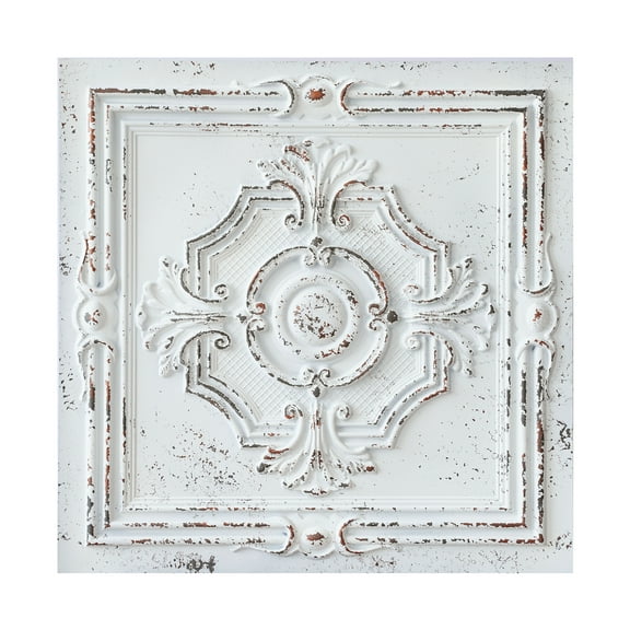 Suspended ceiling tile interior decorative panel for Restaurant PL38 Distress crack white black 10Pcs/pack