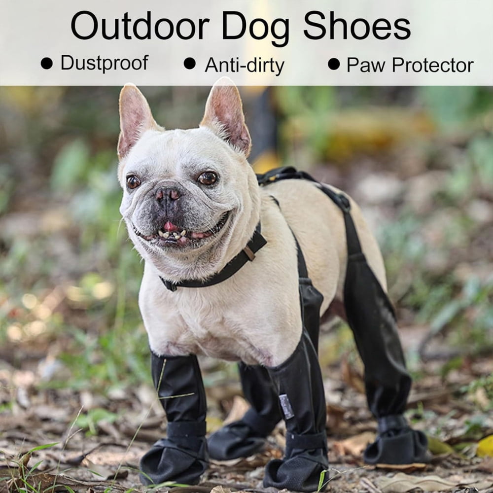 Suspender Boots for Dogs Waterproof Dog Shoes Anti Slip Pet Paw