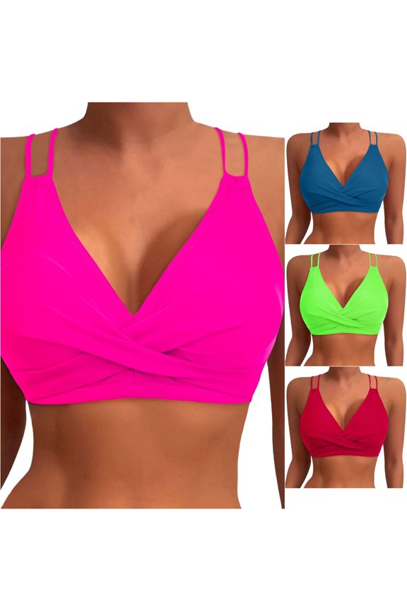 Suspender Fringed Dance Team Performance Cloth Fringed Bikini Bra Set Two Tone Wrap Bikini