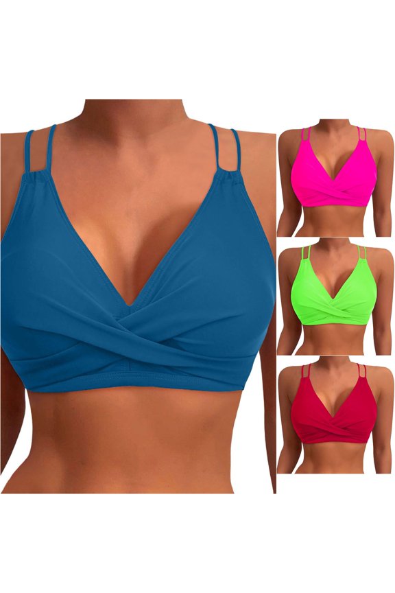 Suspender Fringed Dance Team Performance Cloth Fringed Bikini Bra Set Two Tone Wrap Bikini
