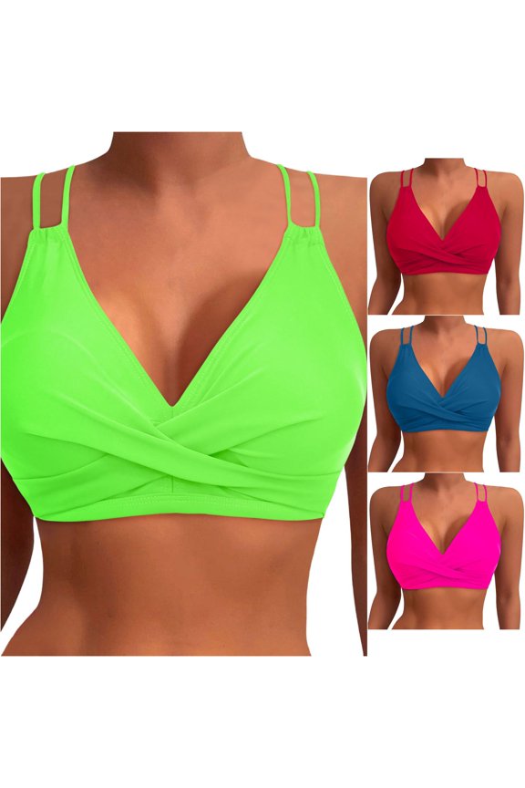 Suspender Fringed Dance Team Performance Cloth Fringed Bikini Bra Set Two Tone Wrap Bikini