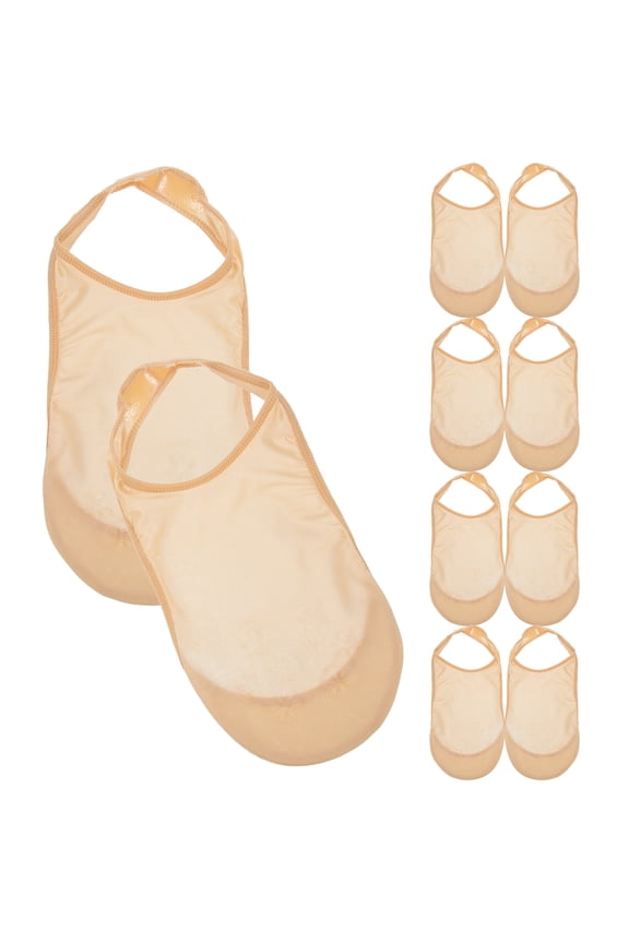 Suspender Invisible Socks Womans Heeled Boots for Women Women's 5 Pairs Shallow Mouth Nylon High Heels