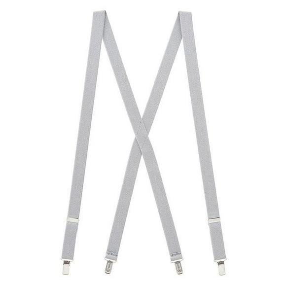 Suspender Store Children's Solid Color Suspenders - 1-Inch Wide Elastic - Sewn X-Back - Clip - Many Colors & 3 Sizes
