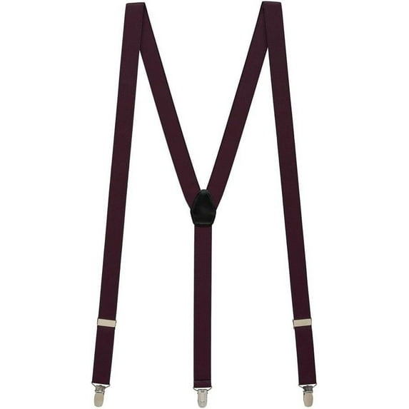 Suspender Store Kids' 1-Inch Wide Y-Back Elastic Suspenders - Clip - Many Beautiful Colors & 2 Sizes