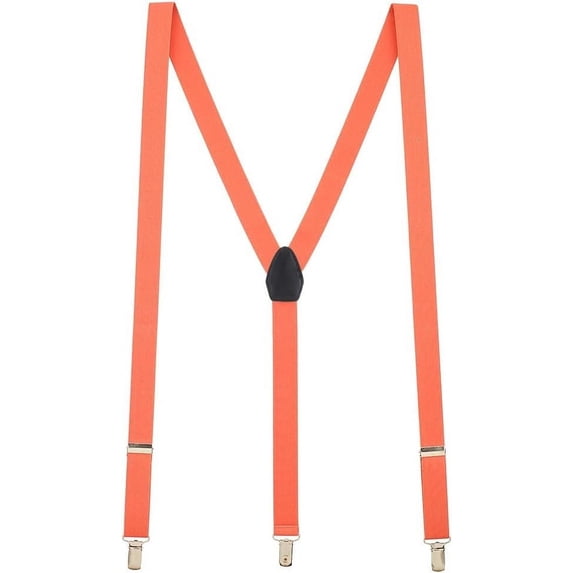 Suspender Store Kids' 1-Inch Wide Y-Back Elastic Suspenders - Clip - Many Beautiful Colors & 2 Sizes