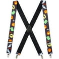 thumbnail image 1 of Suspender Store Novelty Halloween Suspenders - 1.5-Inch Wide Elastic - X-Back - Clip - 3 Sizes, 1 of 4