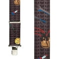 thumbnail image 1 of Suspender Store Novelty Mechanic Design Suspenders - 2-Inch Wide Elastic - X-Back - Clip - 3 Sizes, 1 of 4