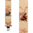 thumbnail image 1 of Suspender Store Novelty Moose Suspenders - 2-Inch Wide Elastic - Gator Clip - 3 Sizes, 1 of 4