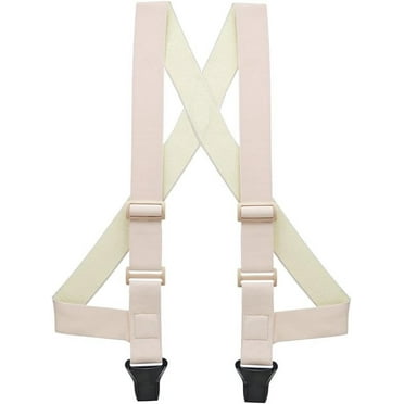Suspender Store Side-Clip Airport-Friendly Undergarment Suspenders - 1.5-Inch Wide Soft Elastic - Clip - 4 Sizes - Big & Tall