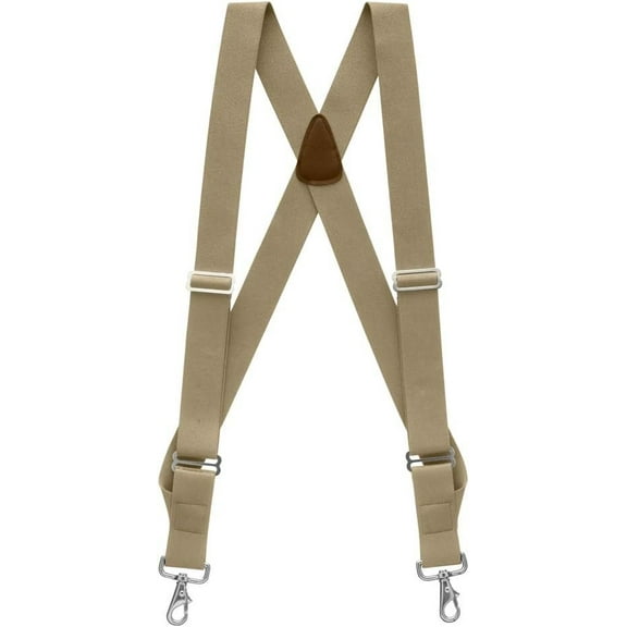 Suspender Store Side-Clip Trucker Suspenders - 1.5-Inch Wide Elastic - Trigger Snap - 3 Colors & 4 Sizes Including Big & Tall