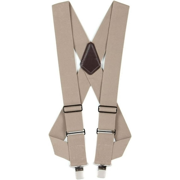 Suspender Store Side-Clip Trucker Suspenders - 2-Inch Wide Elastic - Gator Clip - 3 Colors & 4 Sizes Including Big & Tall