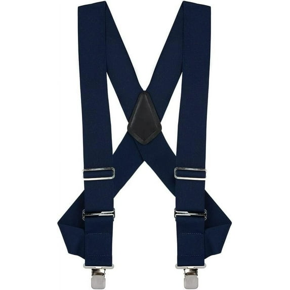 Suspender Store Side-Clip Trucker Suspenders - 2-Inch Wide Elastic - Gator Clip - 3 Colors & 4 Sizes Including Big & Tall