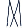 thumbnail image 1 of Suspender Store Skinny Satin Suspenders - 3/4-Inch Wide Elastic - X-Back - Clip - 7 Colors & 2 Sizes, 1 of 4
