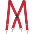 thumbnail image 1 of Suspender Store Solid Color Suspenders - 1.5-Inch Wide - X-Back - Trigger Snap - 9 Color & 4 Sizes Including Big & Tall, 1 of 4
