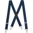 thumbnail image 1 of Suspender Store Solid Color Suspenders - 1.5-Inch Wide - X-Back - Trigger Snap - 9 Color & 4 Sizes Including Big & Tall, 1 of 4