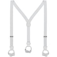thumbnail image 1 of Suspender Store Solid Color Suspenders - 1-Inch Wide Elastic - Y-Back - Button - 8 Colors & 3 Sizes, 1 of 4