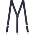 thumbnail image 1 of Suspender Store Solid Color Suspenders - 1-Inch Wide Elastic - Y-Back - Clip - 7 Colors & 3 Sizes, 1 of 4