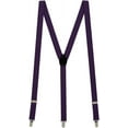 thumbnail image 1 of Suspender Store Solid Color Y-Back Suspenders - 1-Inch Wide Elastic - Clip - 3 Sizes & Assortment of Fresh Colors!, 1 of 4