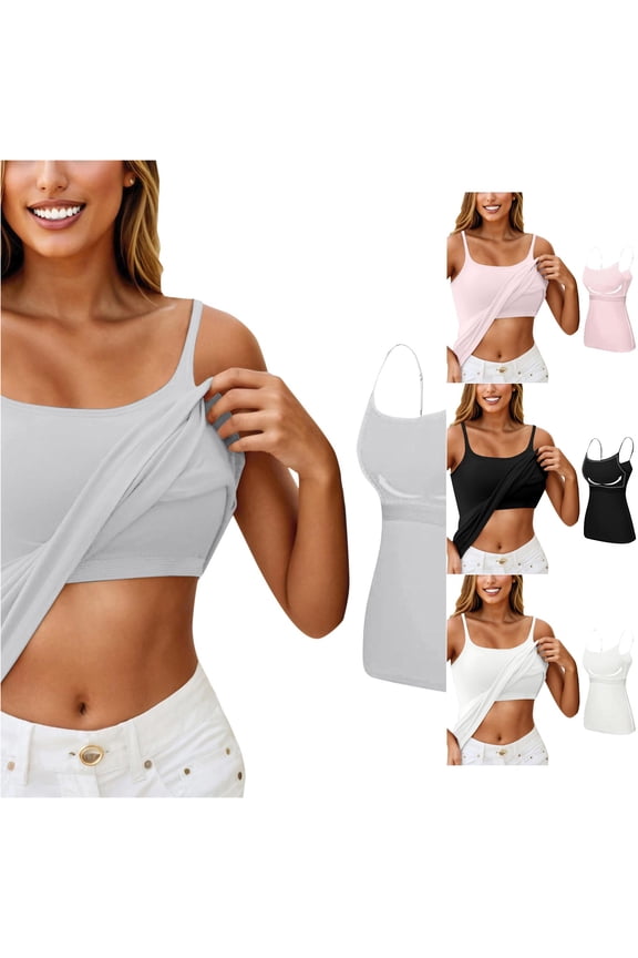 Suspender Vest Female Yoga Bottoming Underwear Half Camisoles for Women Shelf Bra Tops for Women Sleep Seaside Shirt plus Size Top plus Size Womens Camisoles Plain for Women Lace Crop Tops