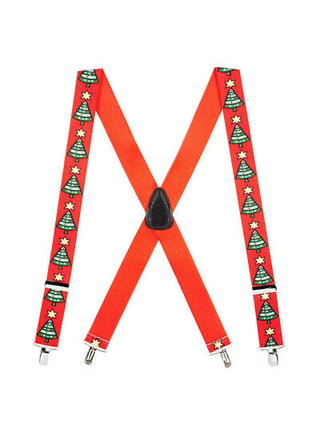Santa Claus Holiday Christmas Suspenders X-Mas Kris Kringle - Tuxedos Online