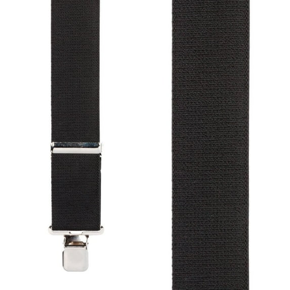 SuspenderStore Classic Solid Color Suspenders - 2-Inch Wide Elastic - Gator Clip - 15 Colors & 4 Sizes