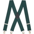 thumbnail image 1 of SuspenderStore Classic Solid Color Suspenders - 2-Inch Wide Elastic - Pin Clip - 4 Sizes, 1 of 4
