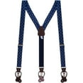 thumbnail image 1 of SuspenderStore Dressy Polka Dot Suspenders - Convertible End Button & Clip - 5 Colors, 1 of 4