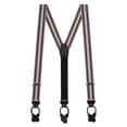 thumbnail image 1 of SuspenderStore Dressy Striped Grosgrain Suspenders- 1.38-Inch Wide - Button - 9 Colors & 2 Sizes, 1 of 4